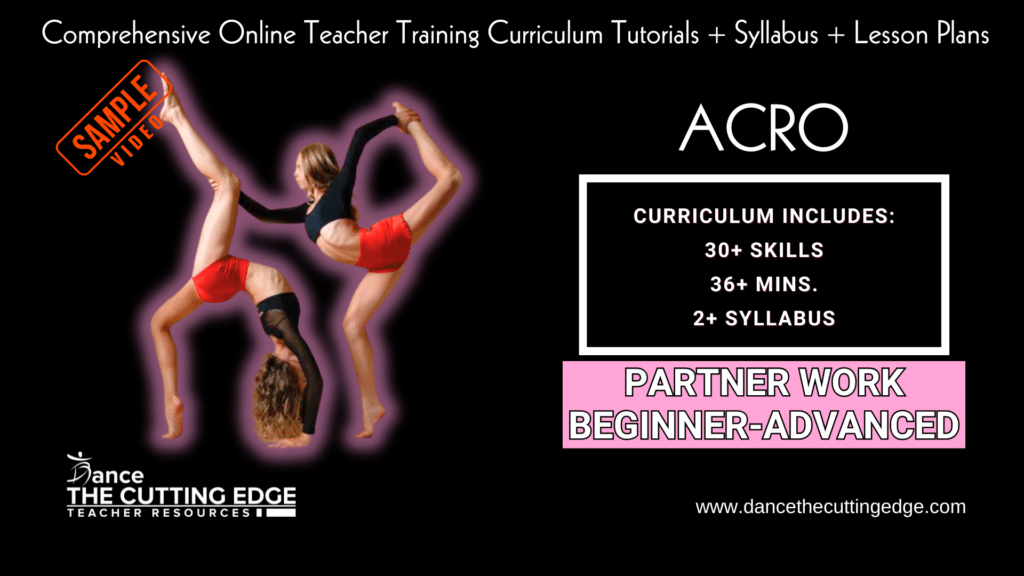 Acro Partner Work Beginner–Advanced Curriculum