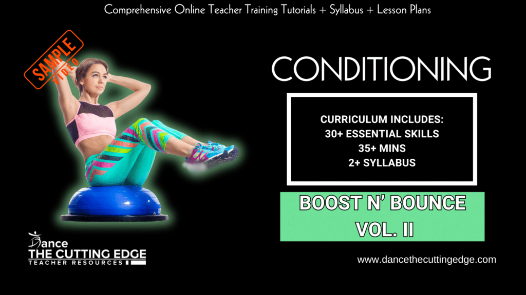 Conditioning Boost n’ Bounce Vol. II Dance Curriculum