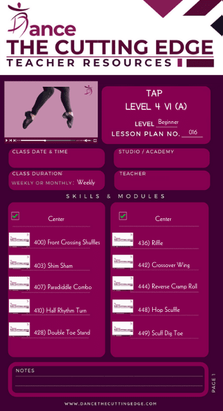 Tap Level 4 Beginner V1 (A)