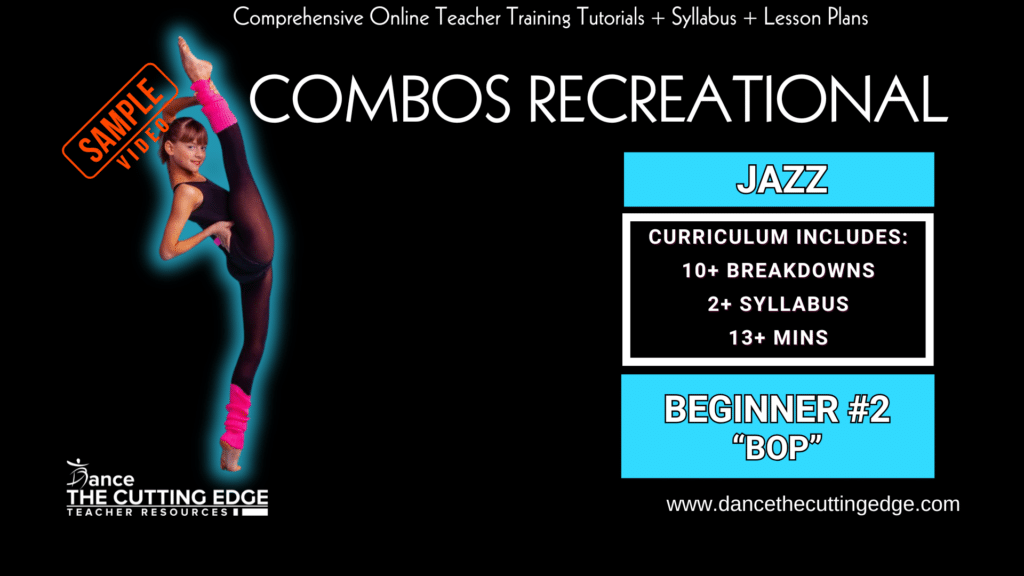 Combos Recreational_ Jazz Beginner #2 (Bop) Curriculum