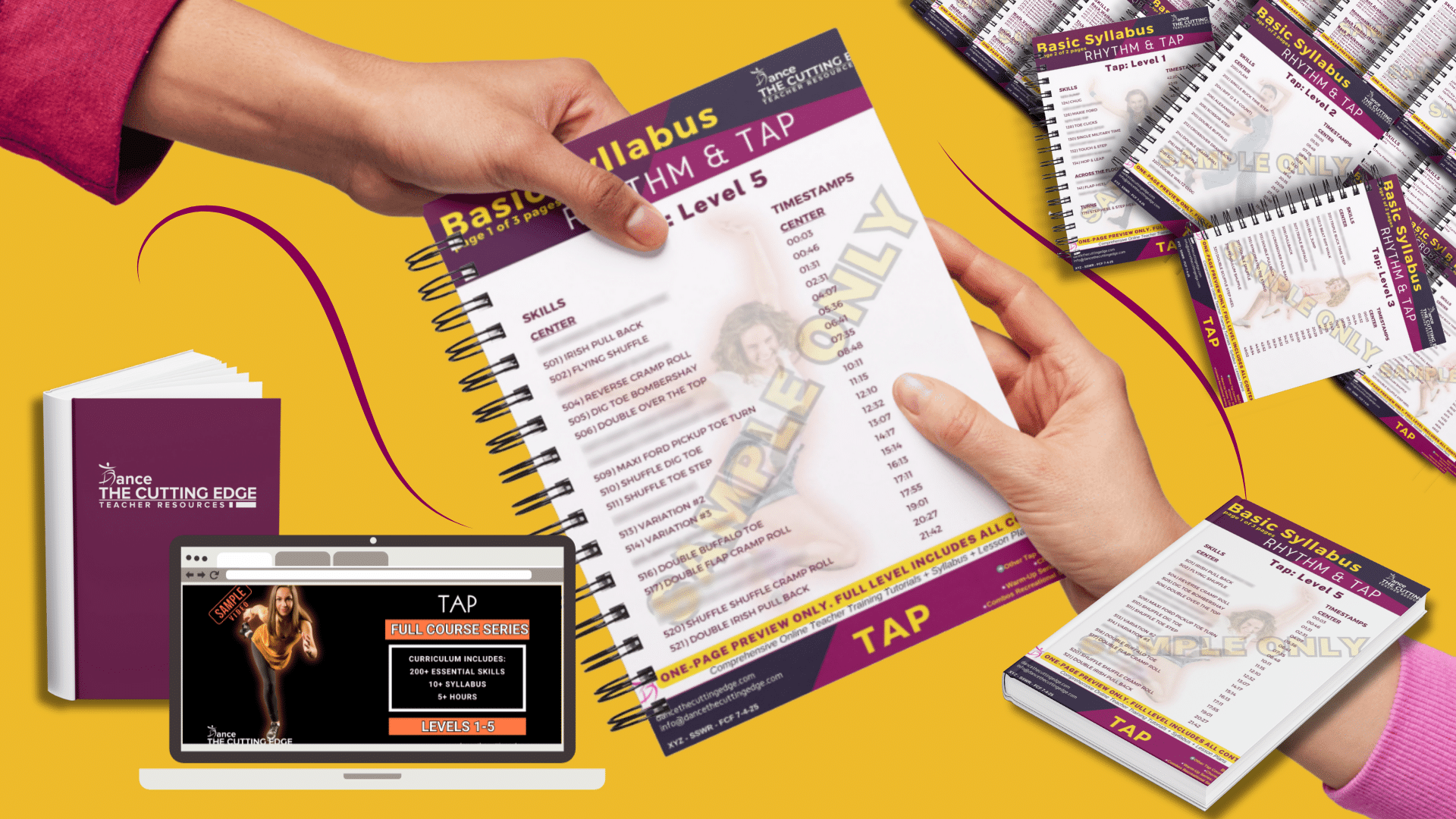 Tap Technique Syllabus Collection for Teachers with Linked Tutorials and Skill Progressions – Created by the DTCE Method