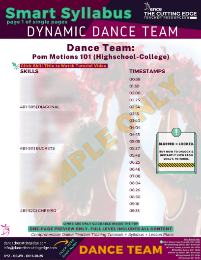 Sharp-Arm-Movement-and-Sideline-Dance-Skills-for-High-School-and-College–DTCE-Method