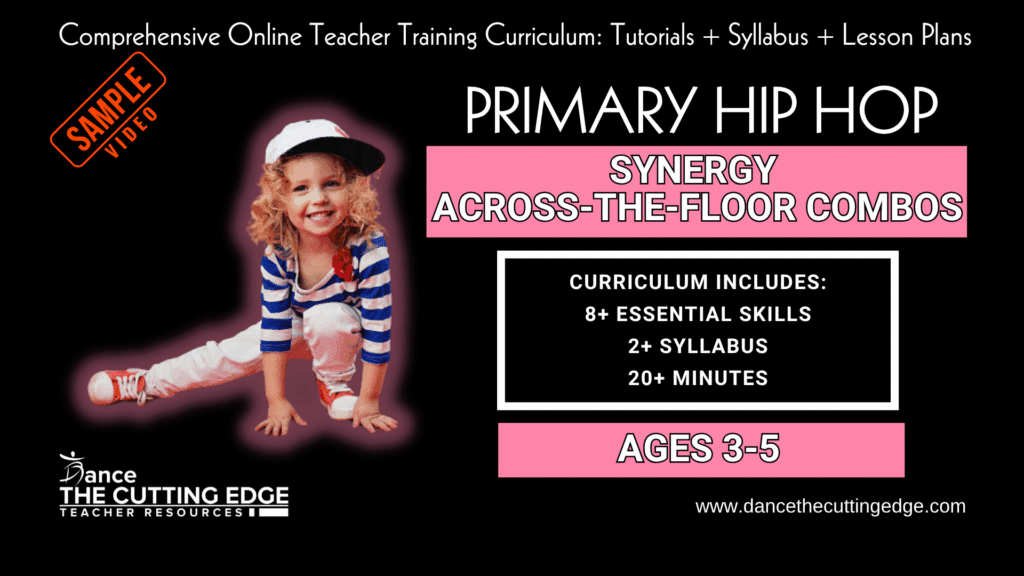 Synergy Across-The-Floor Combos Primary Hip Hop Ages 3–5
