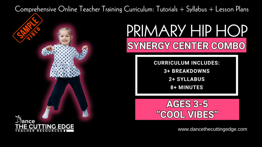 Synergy Center Combo Primary Hip Hop Ages (3–5) “Cool Vibes”
