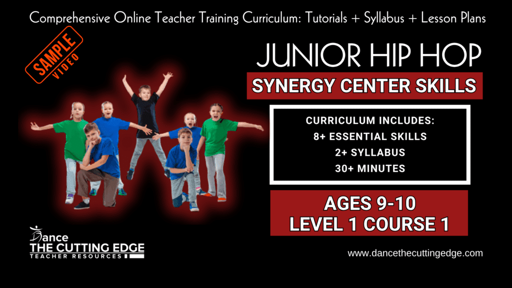 Synergy Center Skills Junior Hip Hop Level 1 Course 1 Ages 9-10