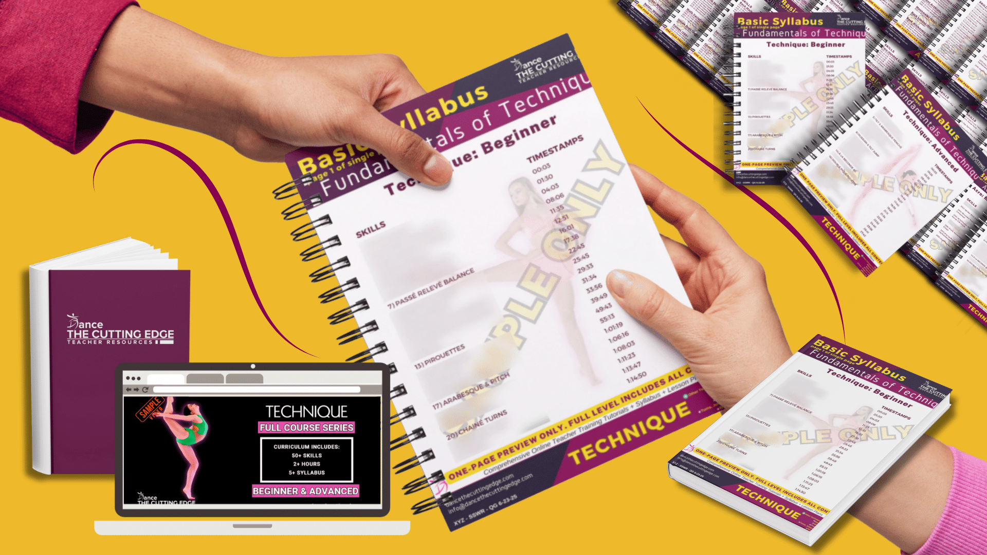 Complete Dance Technique Curriculum with Linked Video Lessons and Downloadable Syllabus Tools – DTCE Method