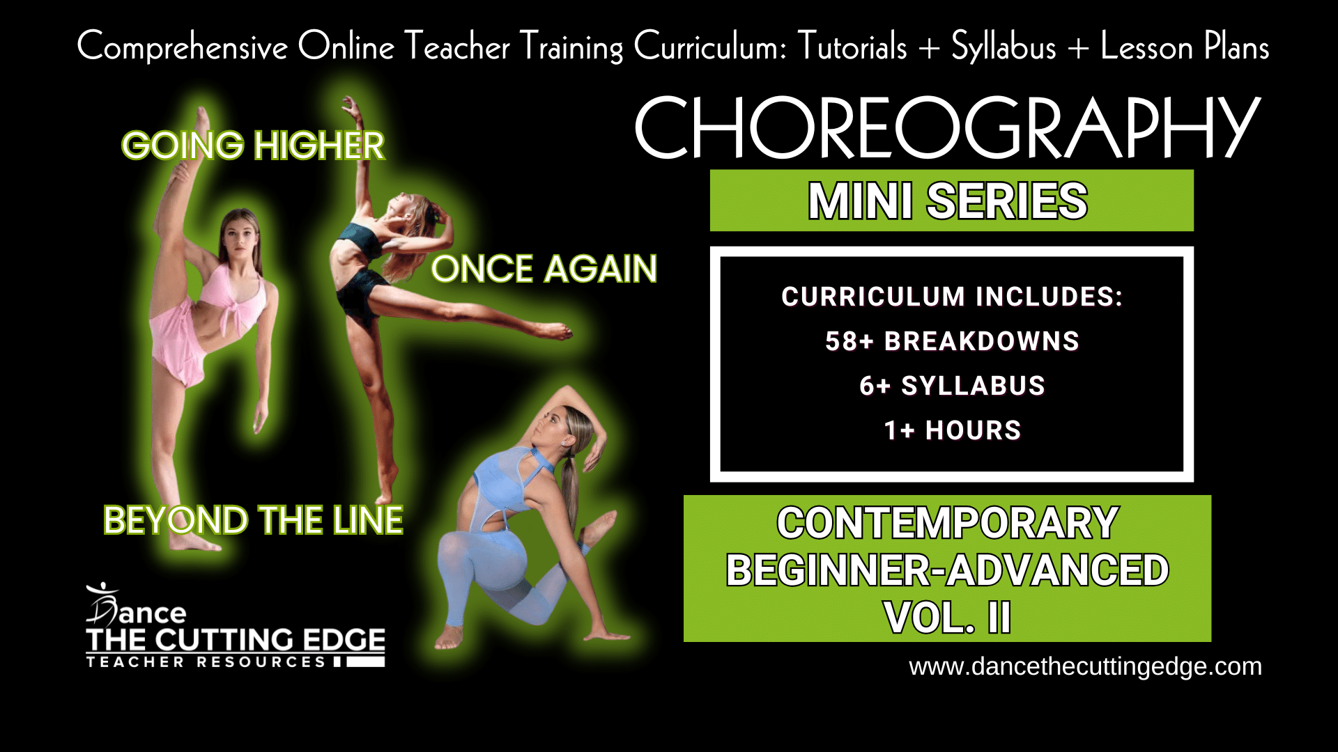 Contemporary Choreography Mini Series: Beginner–Advanced (Vol. II) | DTCE