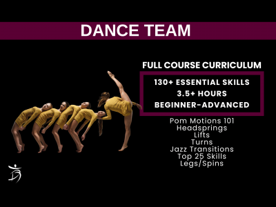 Complete Dance Team Curriculum – Studio & Sideline-Ready Team Technique Training